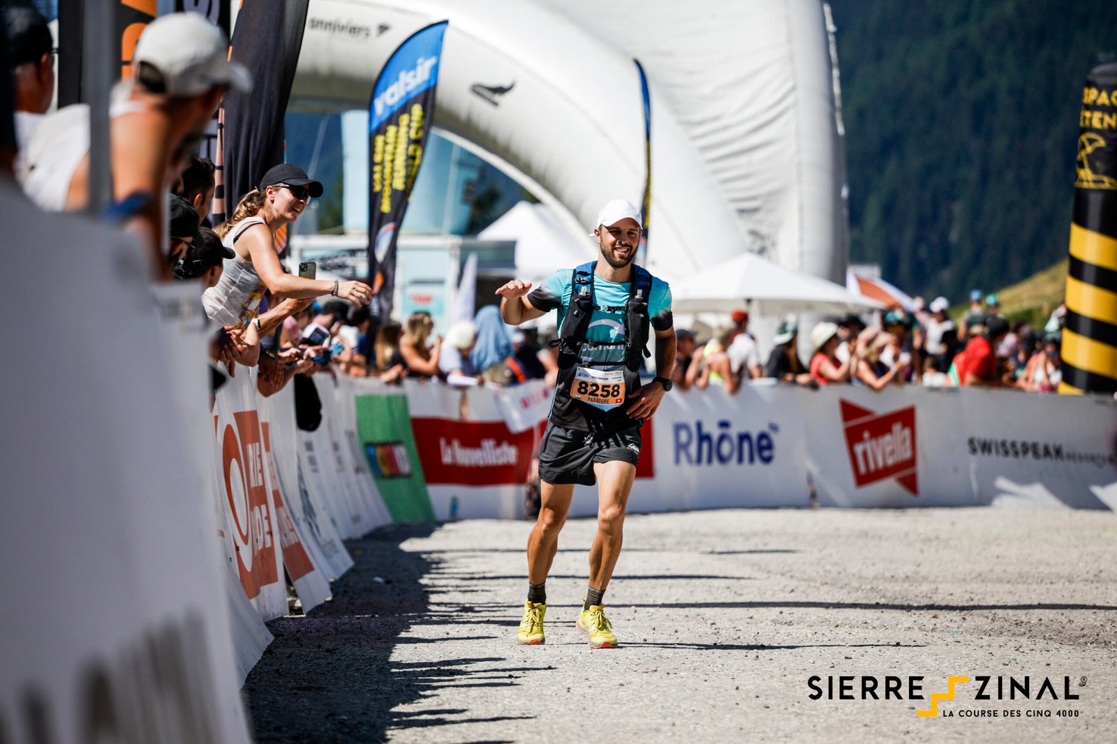 Teo Paratore en course
